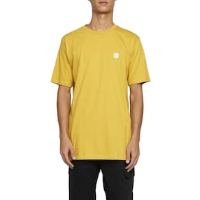 Camiseta Element Basic Crew Color WT24 Masculina Amarelo