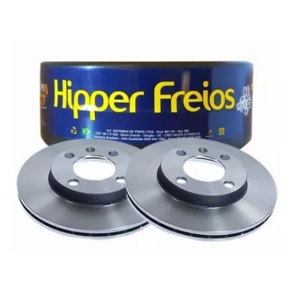 Disco de Freio Ventilado S/Cubo Gol Ibiza Santana Par HF02A