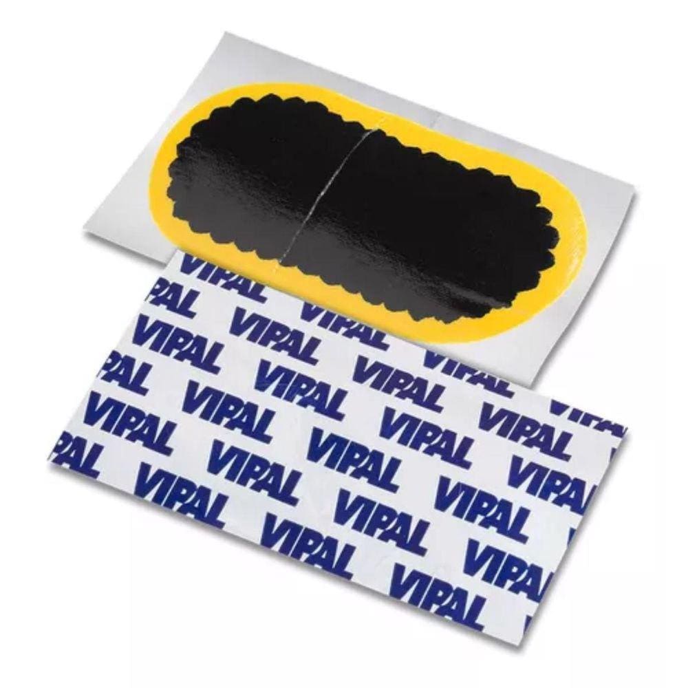Remendo A Frio Oval R-301 95 X 50Mm Cx 50 Pçs Vipal
