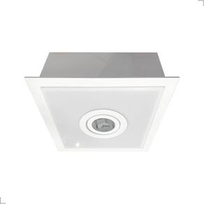 Luminária Spot Magnum Quadrado Branco De Embutir 50W Usina