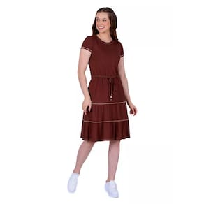 Vestido Hapuk Ilda Marrom 61133
