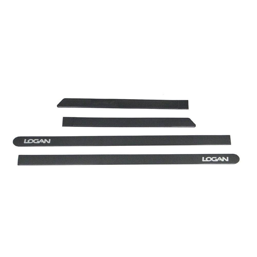 Jogo De Friso Lateral Pintado Cinza Acier Logan