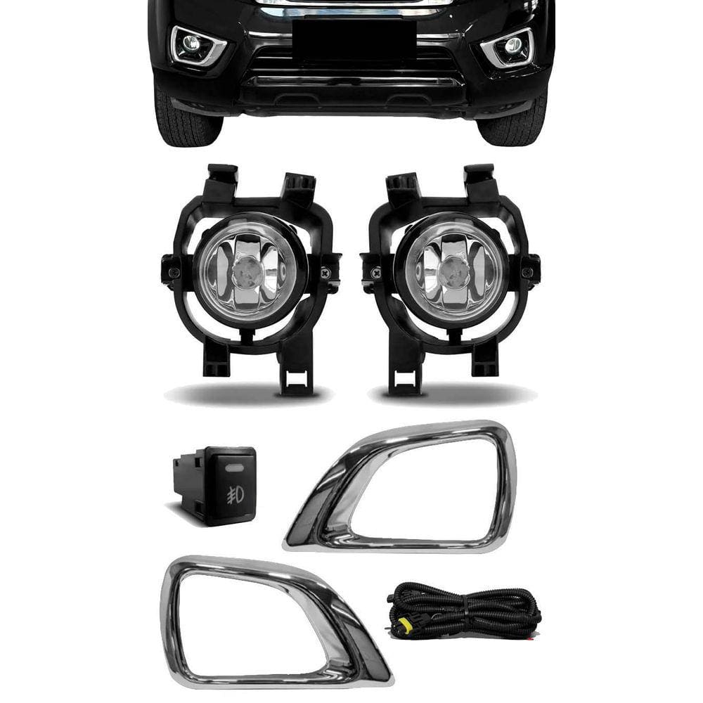 Kit Farol de Milha Neblina Frontier 2017 2018 2019 2020