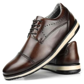 Sapato Masculino Casual Confortavel Moderno Marrom