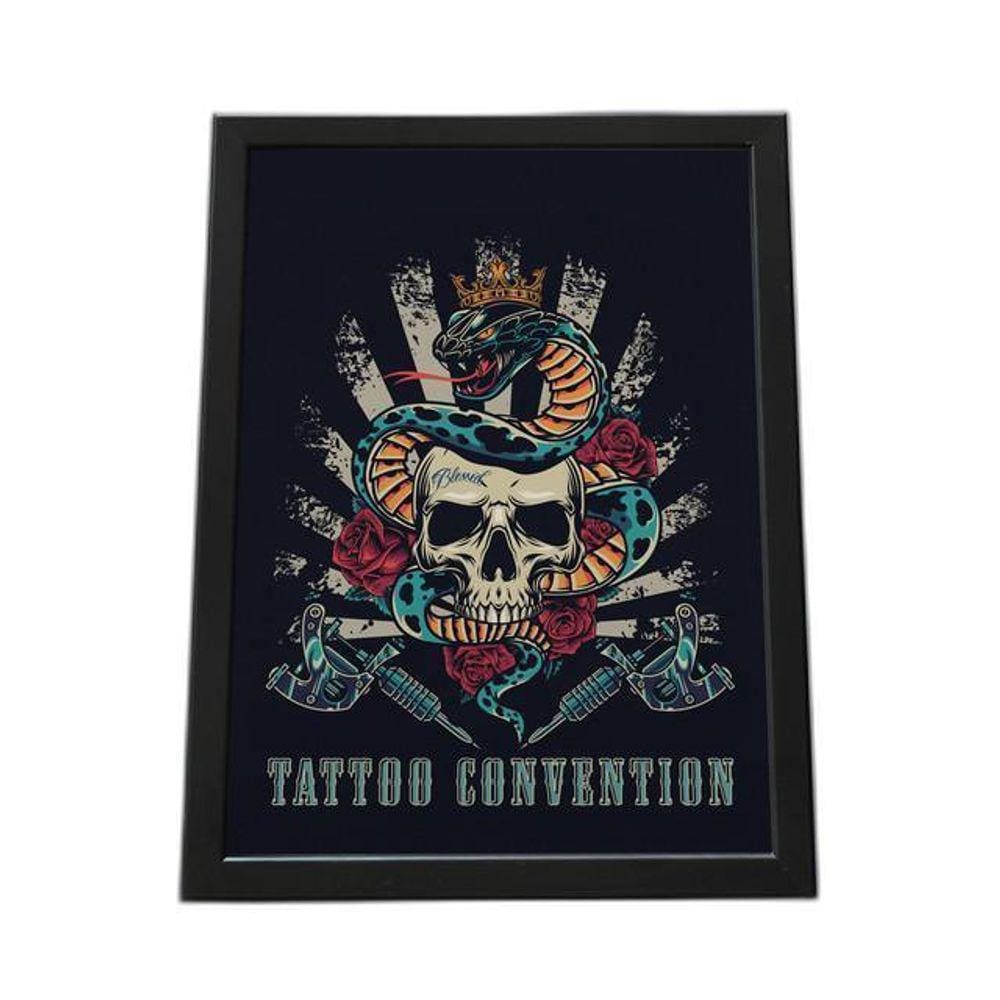 Quadro Com Moldura Tattoo Convention