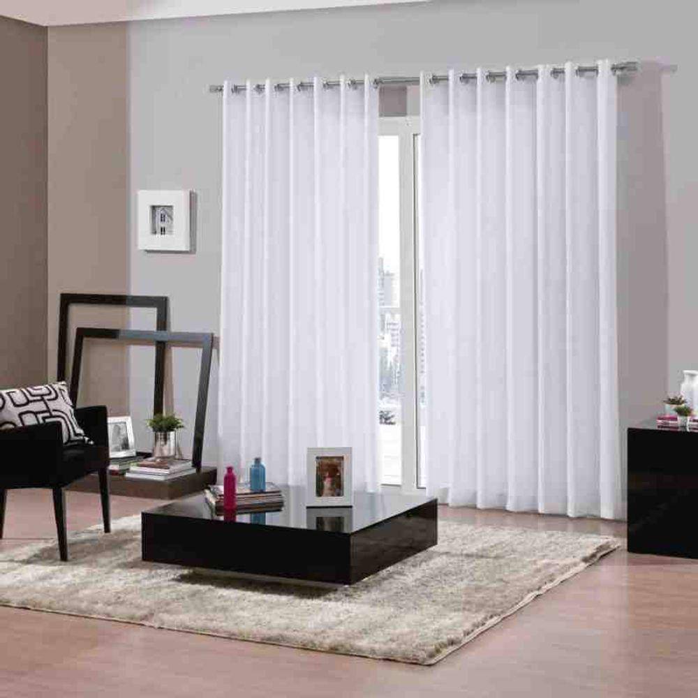 Cortina Duplex 4,20 x 2,80 m Bellini Branco Bella Janela