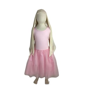 Vestido Festa Infantil Mon Sucre Rosa Tule tam 12
