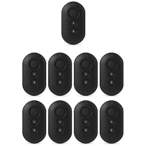 Kit 9 Controle Remoto para Alarme e Portão XAC 4000 Smart Preto Intelbras