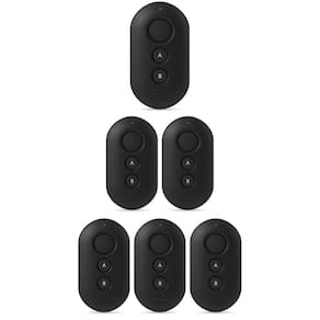 Kit 6 Controle Remoto para Alarme e Portão XAC 4000 Smart Preto Intelbras