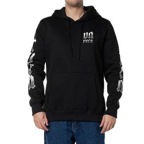 Moletom RVCA Canguru Cousin Of Death 305G WT24 Preto
