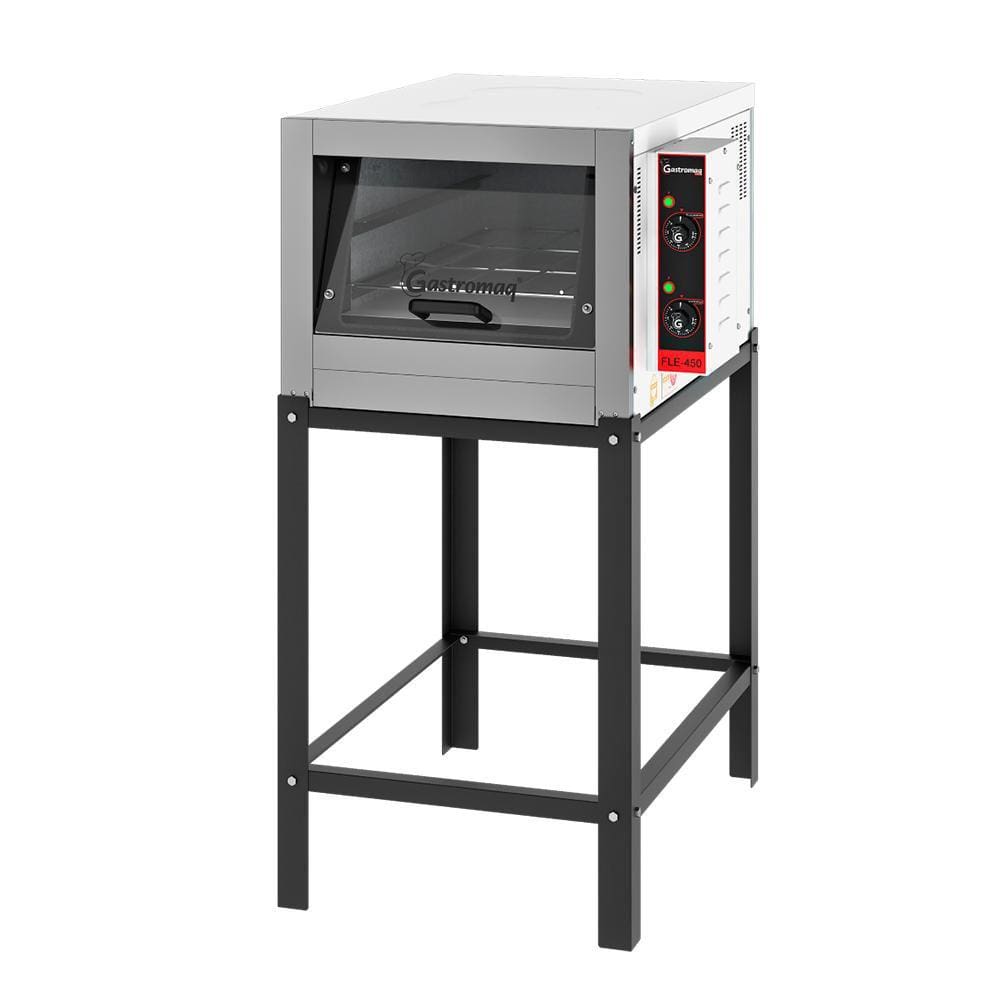 Forno Lastro Elétrico Gastromaq Epóxi 45cm Porta Basculante 127V FLE 450 PB