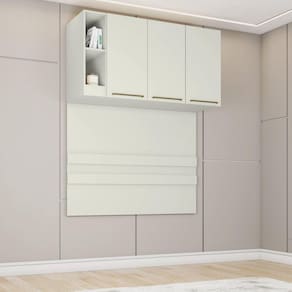 Ponte Guarda-roupa Casal 3 Portas 1450mm Seletto Areia HP