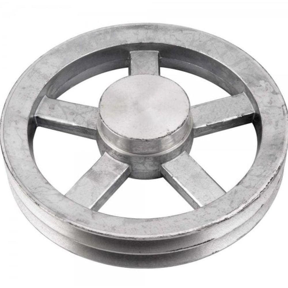 Polia alumínio 250mm 2 canais perfil b - Vonder