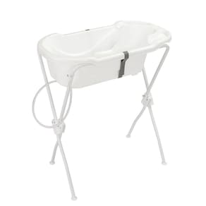 Banheira Para Bebê Ergonômica Com Suporte Branca Tutti Baby