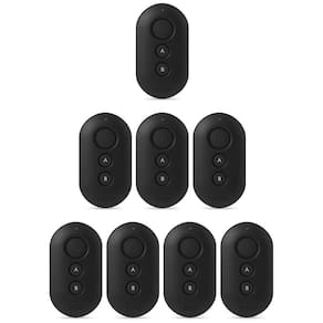 Kit 8 Controle Remoto para Alarme e Portão XAC 4000 Smart Preto Intelbras