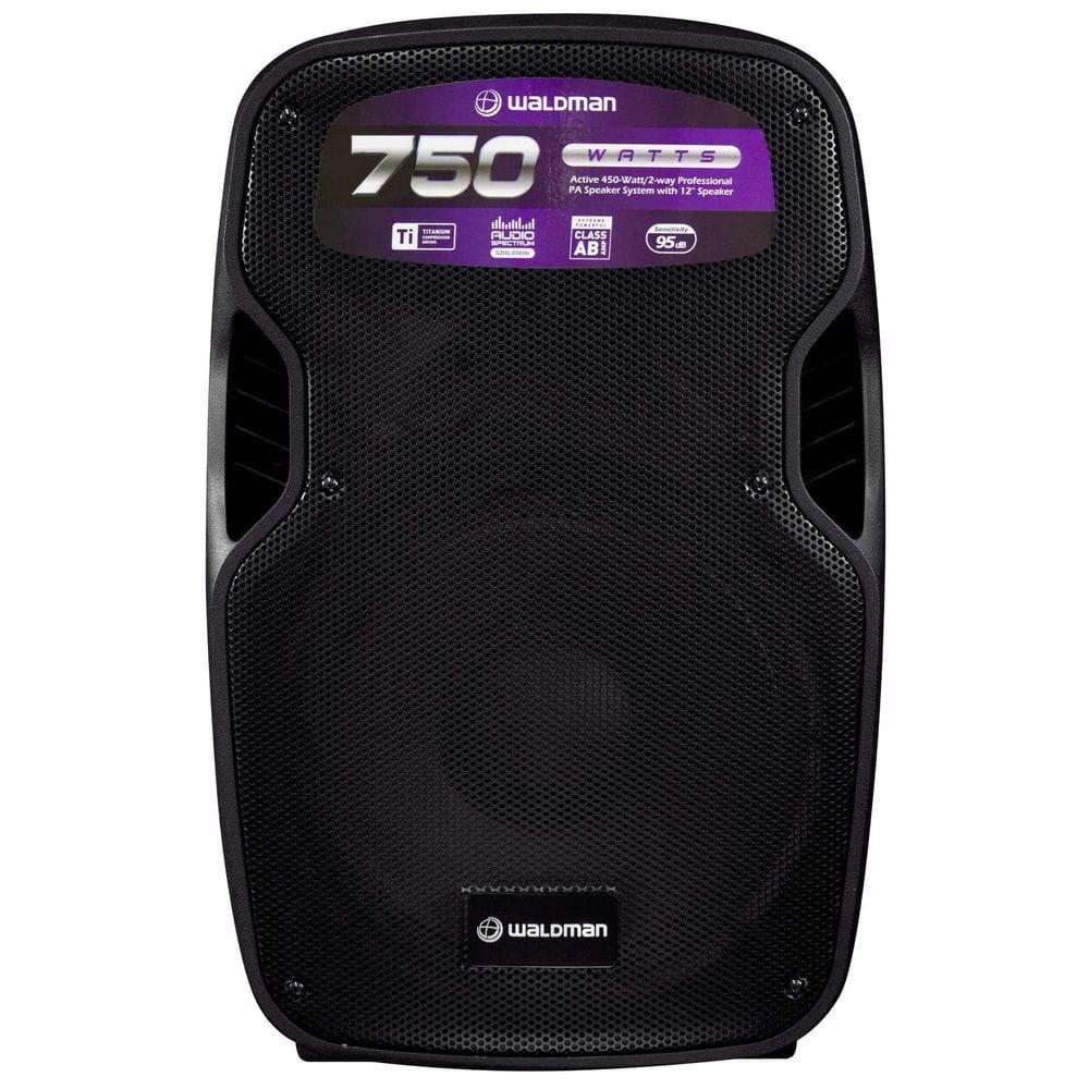 Ciaxa de Som Ativa Bluetooth 15" Waldman RC-750X 750W Amplificada