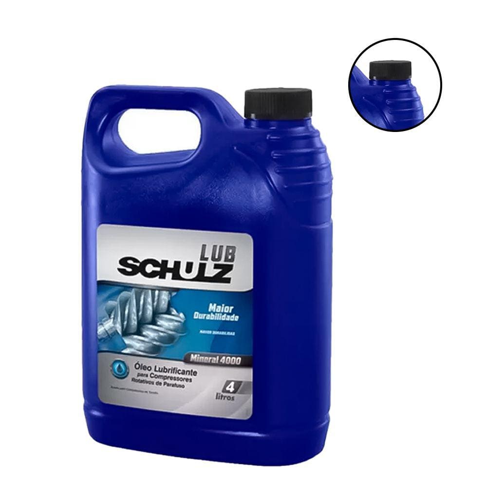 Oleo Mineral Compressor Parafuso Schulz Ms Lub 4Lt Parafuso
