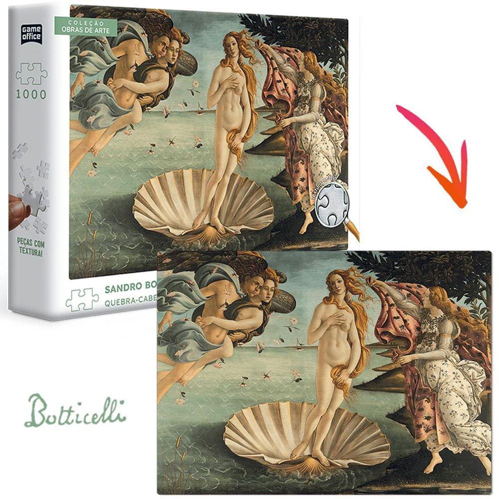 Quebra Cabeça de Sandro Botticelli O Nascimento de Vênus