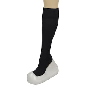 Meia Varimed 3/4 Preta Suave Compressão 18-21mmHg Masculina de Algodão