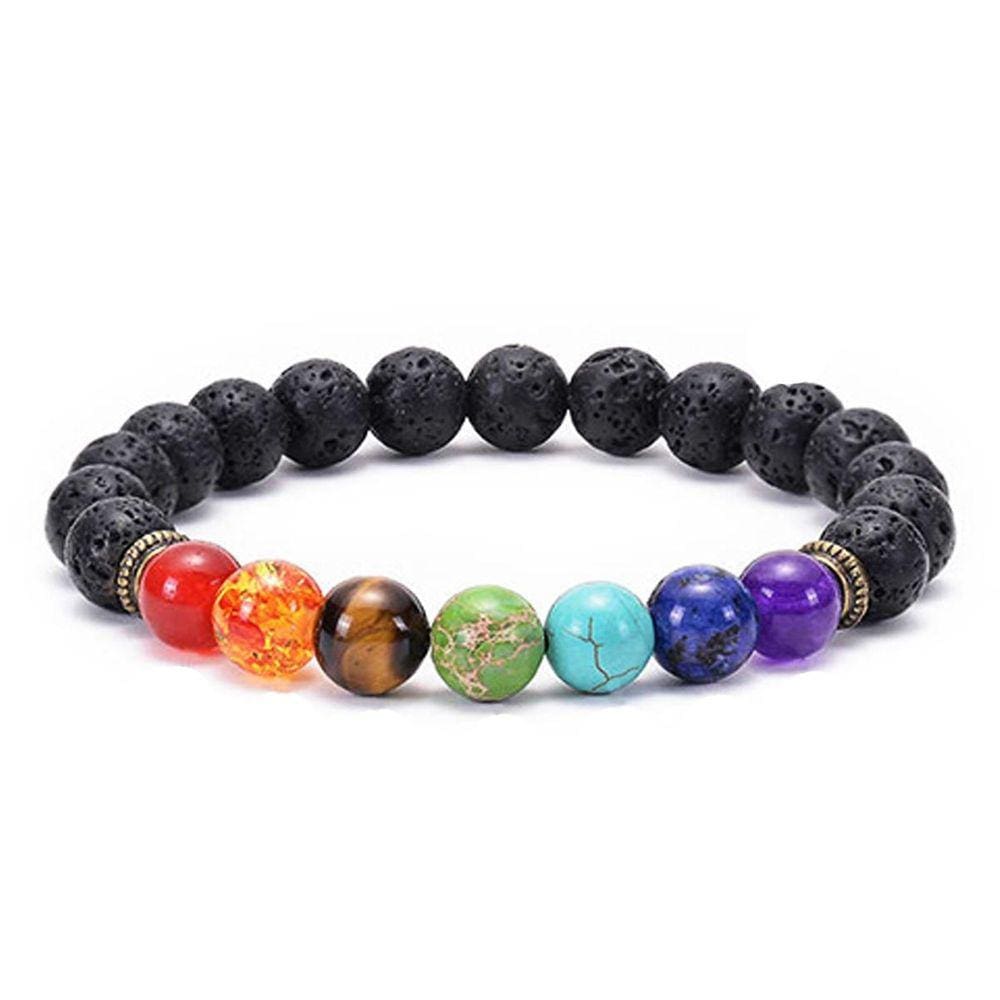 Pulseira Sete Chakras Alinhamento Espiritual e Mental Total