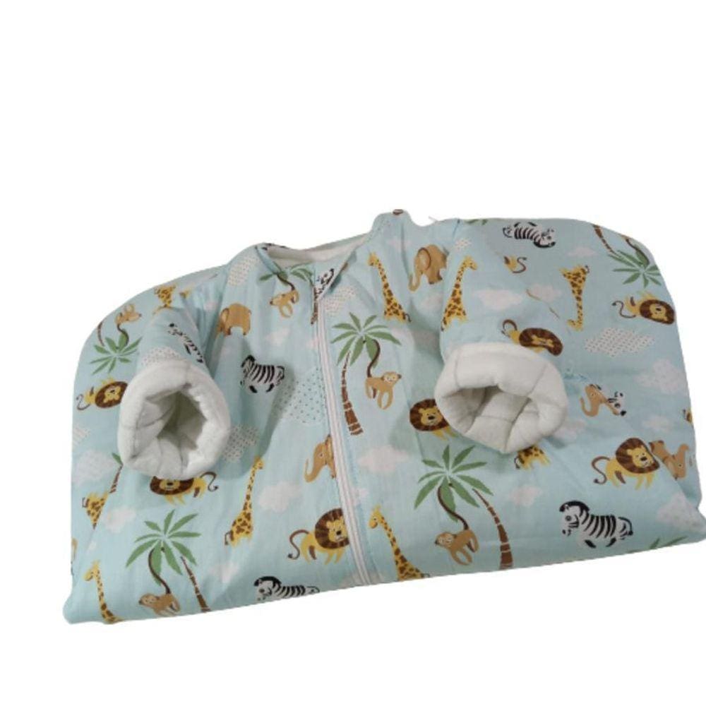 Saco De Dormir Inverno Bebê Manga Longa Dupla Face Gg