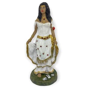 Escultura Cigana Umbanda Candomblé Em Resina 22 Cm