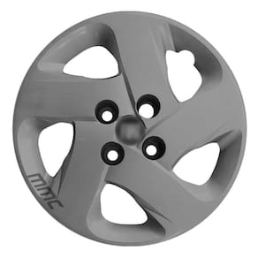 1X Calota Mobi Argo Palio Aro 14 Grafite Logo Aluminio 298Cb