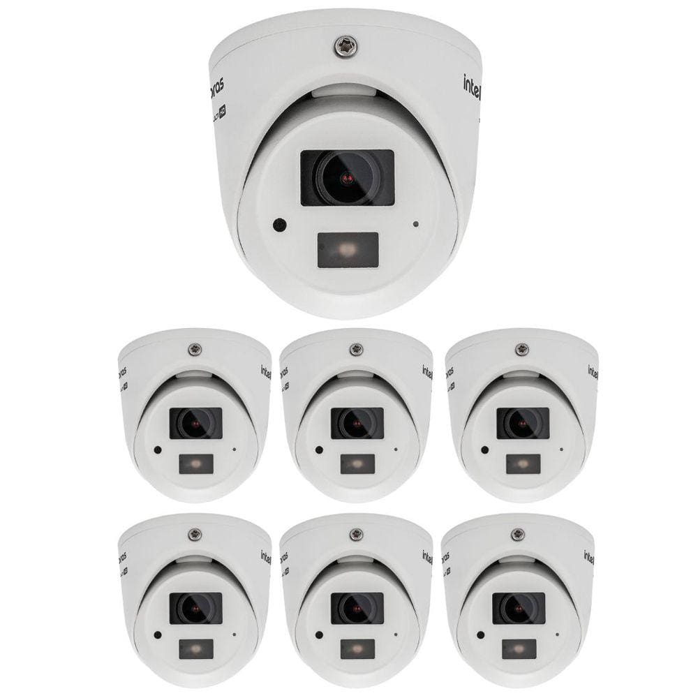 Kit 7 Câmeras Multi HD 2 Megapixels 20m VHD 3220 MINI D Intelbras