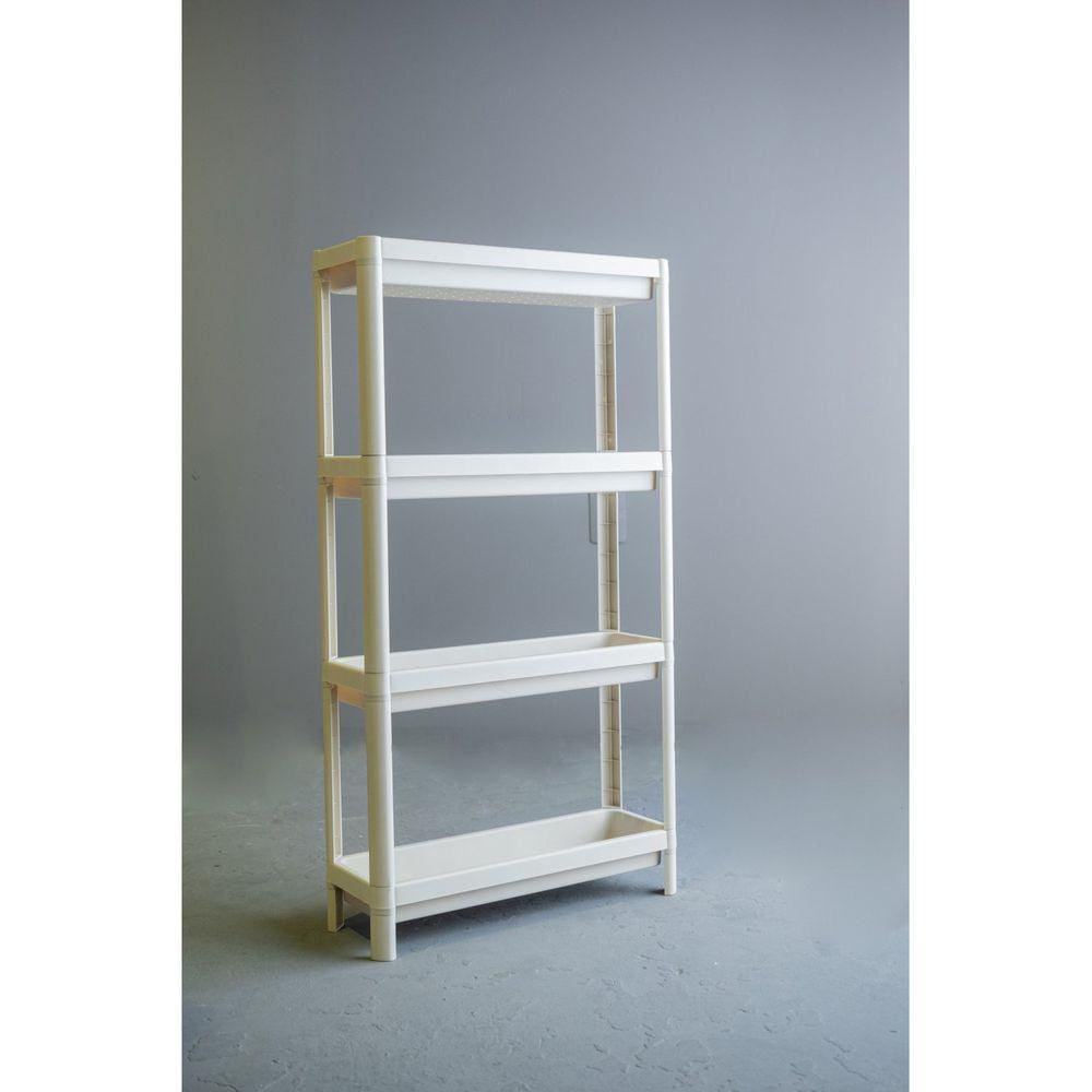 Estante Organizadora Geo Linear 4 Prateleiras Cinza