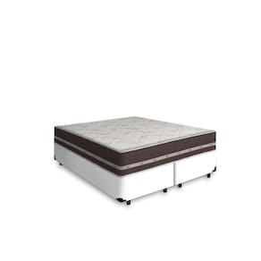 Cama Box Queen + Colchão de molas - Anjos - Classic Superlastic 158cm