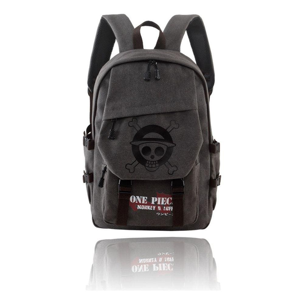 Mochila de lona, anime, desenho animado, laptop de 14 polegadas, gênero neutro