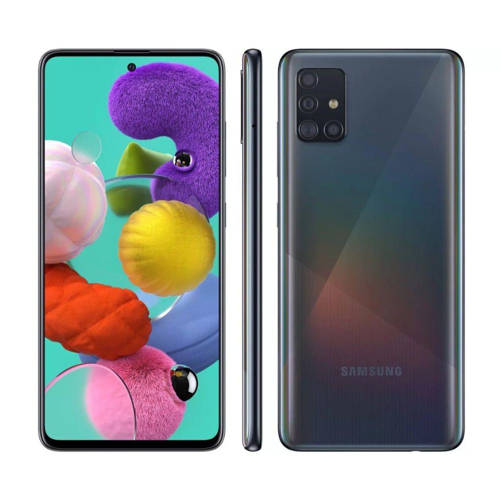 Usado: Samsung A51 128 GB Preto - Regular