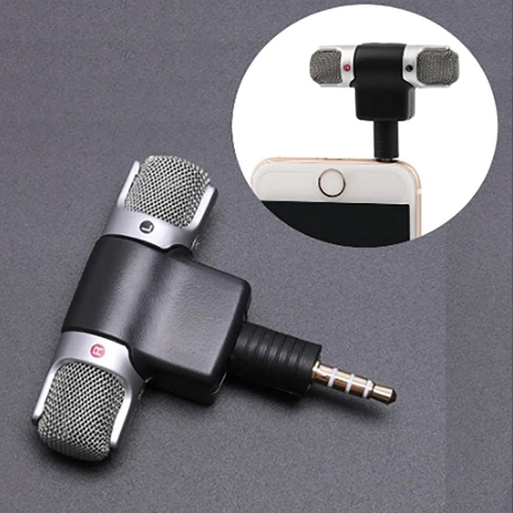 Mini Microfone P2 Gravar Pelo Celular Android E Ios