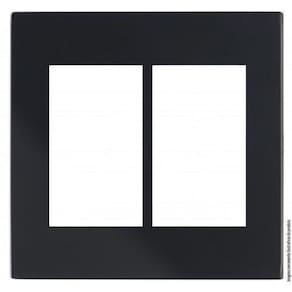 Placa Para 6 Modulos Com Suporte 4X4 Brs12478-8Bk.