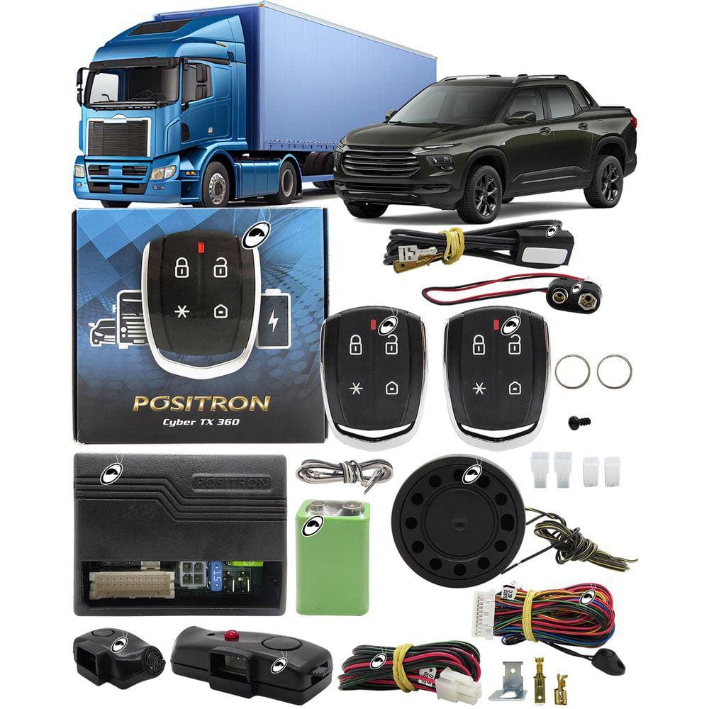 Alarme Automotivo Cyber TX 360 Positron Universal