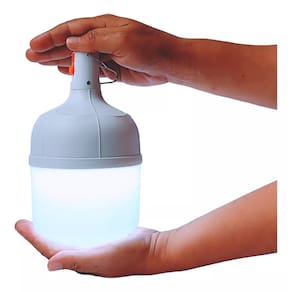 Luminária de Emergência Recarregável 48w Lampada Bulbo Led à Prova D`água