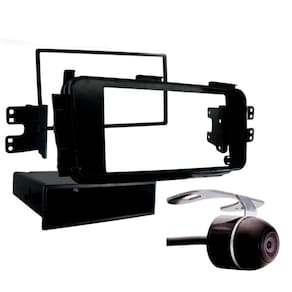 Moldura De Painel 1 Din e 2 Din Kicks Para Cd Dvd + Câmera de Ré