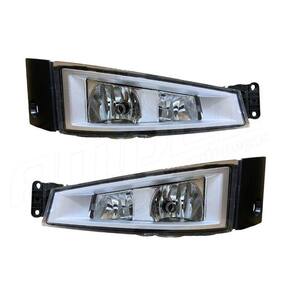 Par Farol Auxiliar Foco Duplo Compatível Volvo Fh16