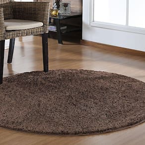Tapete Para Sala, Quarto Redondo Antiderrapan 100X100 Oasis