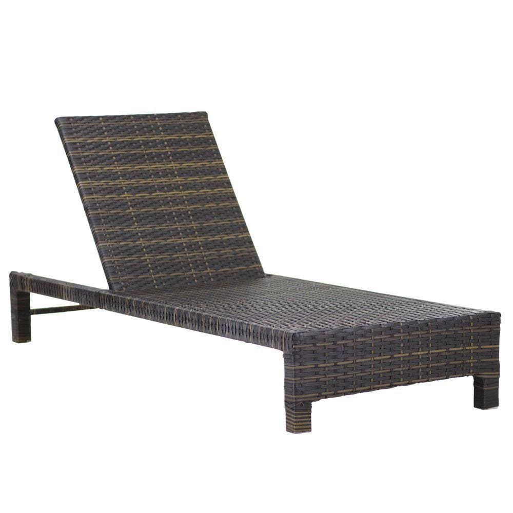 1 Espreguiçadeira Grécia Em Alumínio Pedra Ferro