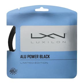 Set de Corda para Raquete de Tênis Luxilon Alu Power Preta 1.25mm