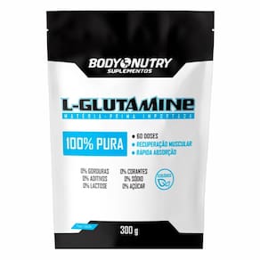 Glutamina, REFIL 300 g, Body Nutry