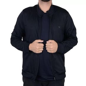 Jaqueta Masculina Essencial Helanca Fecho Ziper Ogochi