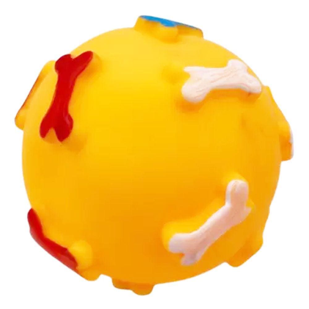 Brinquedo Mordedor Cachorro Bolinha Bola Ossinho Pets Cães Gato