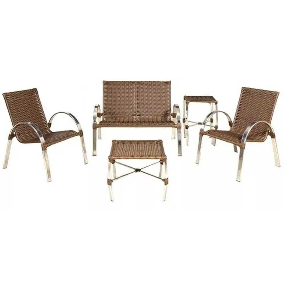 Jogo De 02 Cadeiras 01 Namoradeira 02 Mesas Capuccino