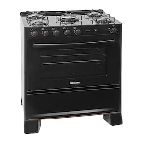 Fogão Cook Glass 5 Queimadores Preto Bivolt FGVCG510PT Suggar