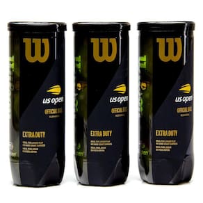 Bola de Tênis Wilson US Open Extra Duty - Pack com 3 Tubos