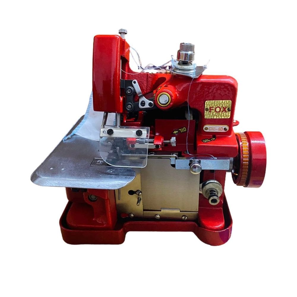 Overlock GN1-6D FOX Semi-Industrial, Vermelha+led, 110v