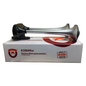 Buzina Ar 2 Cornetas Caminhão Ivco Bivolt