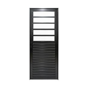 Porta de Aluminio Basculante 210x70cm Linha Plus Lux-esquadrias